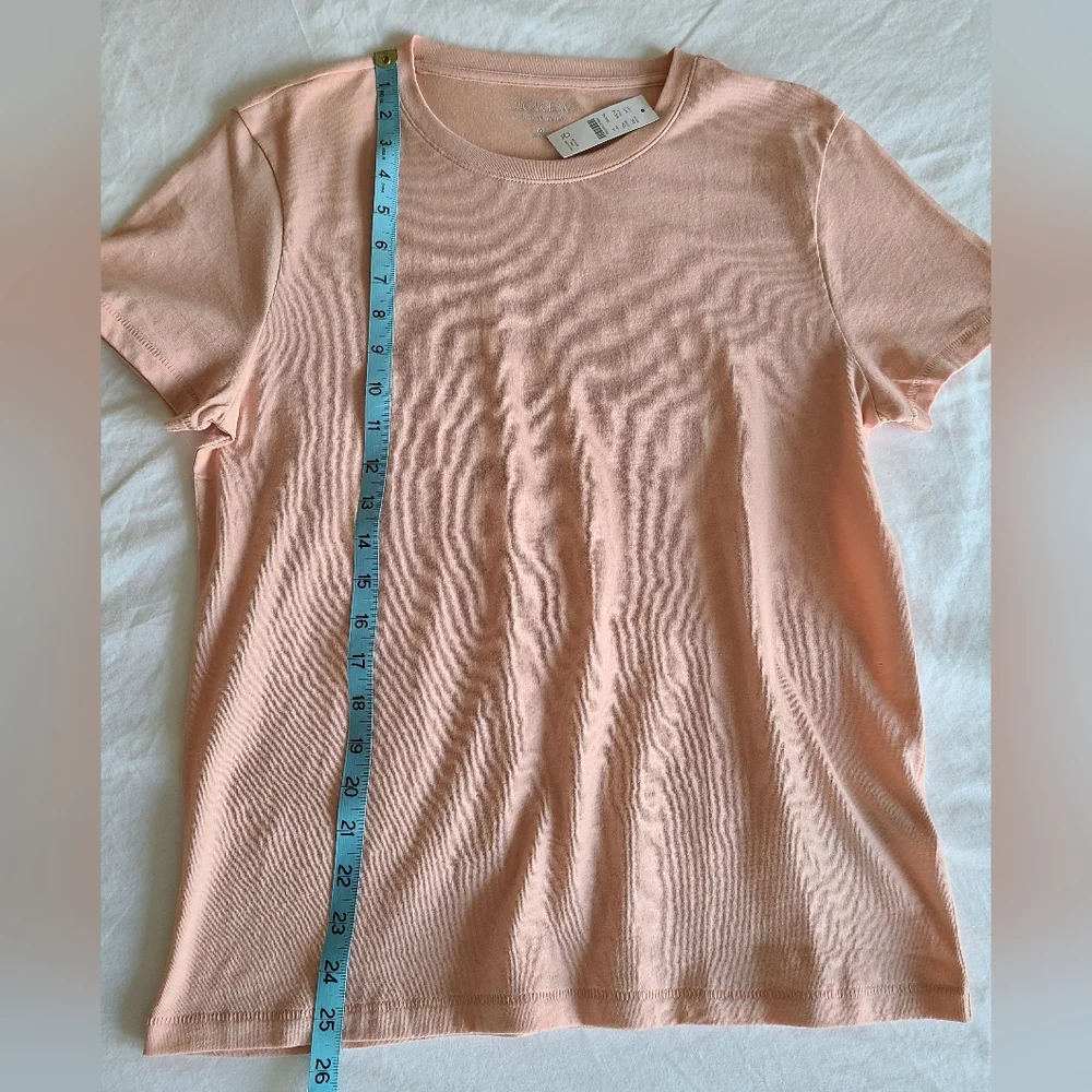 J. Crew/LOFT Short Sleeve Crew/V-Neck Tops - Pink, White, Yellow - Picture 9 of 16